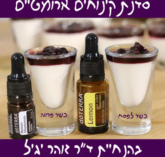 סדנת קינוחים ארומטיים לפסח