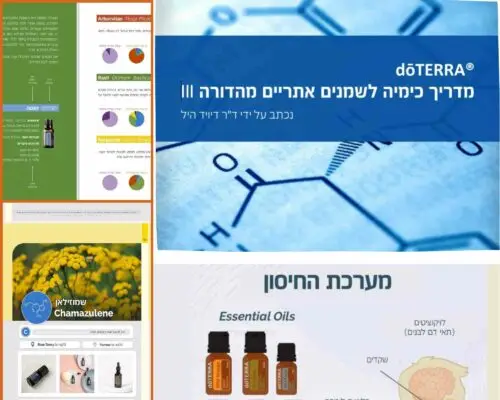 הכימיה של שמנים אתרים - ספר מקצועי בעברית, ד"ר דיויד היל